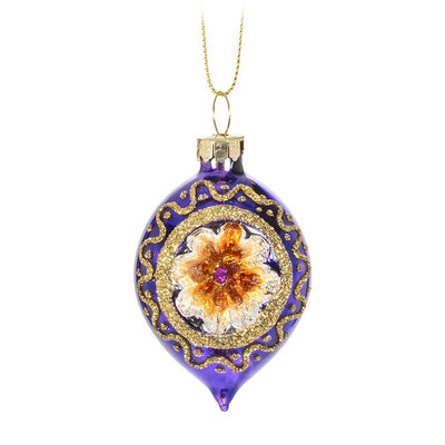Reflector Glass Drop Ornament