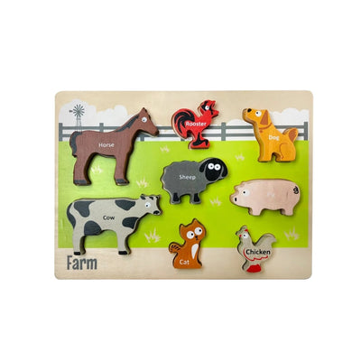Farm Wood Puzzle | Le Petite Putti