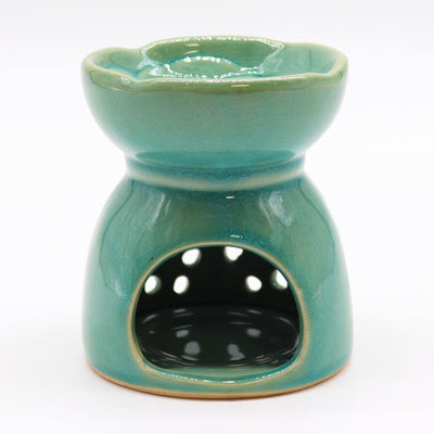 Tree of Life Ceramic Wax Melter - Aqua