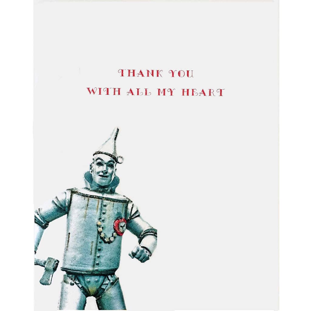 Tin Man Thank You Card