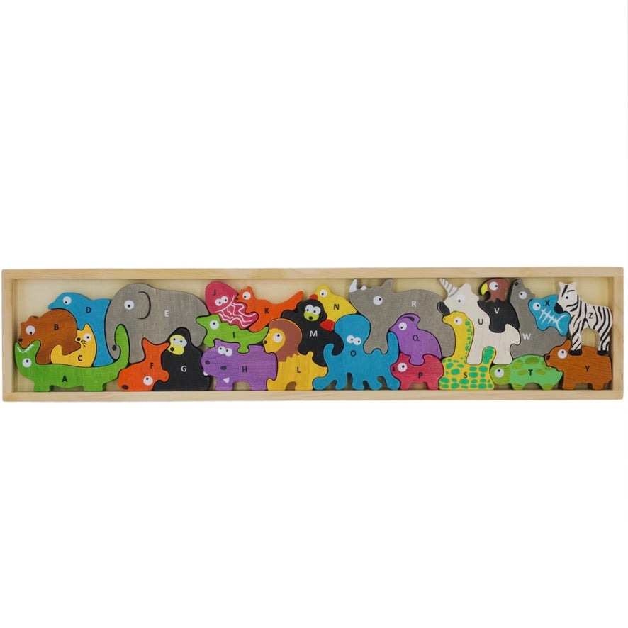 BeginAgain Animal Parade A to Z Puzzle | Le Petite Putti 