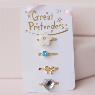 Great Pretenders Boutique Sassy Rings 4pcs | Le Petite Putti