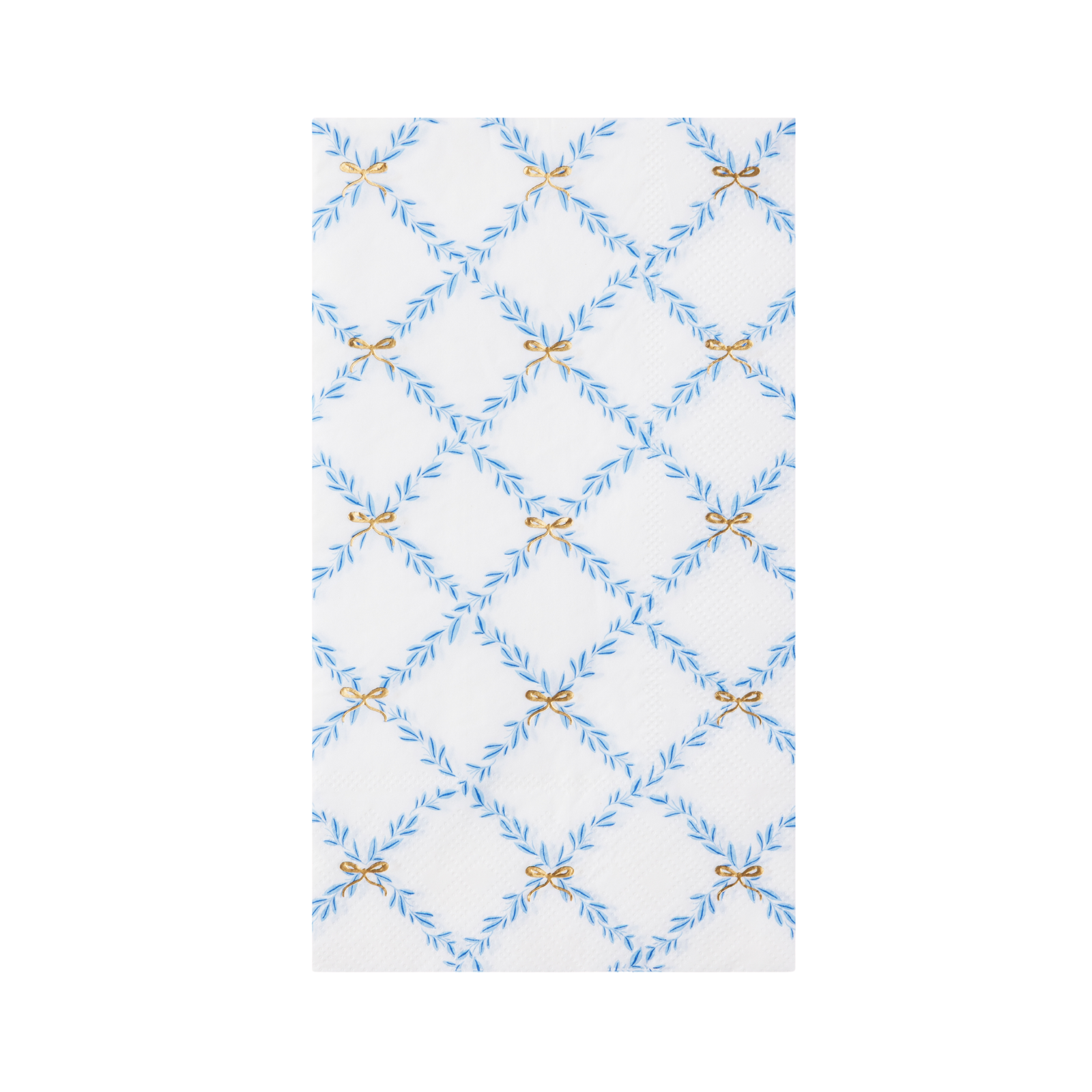 Bonjour Fête Sky Blue Trelliss Paper Guest Towels