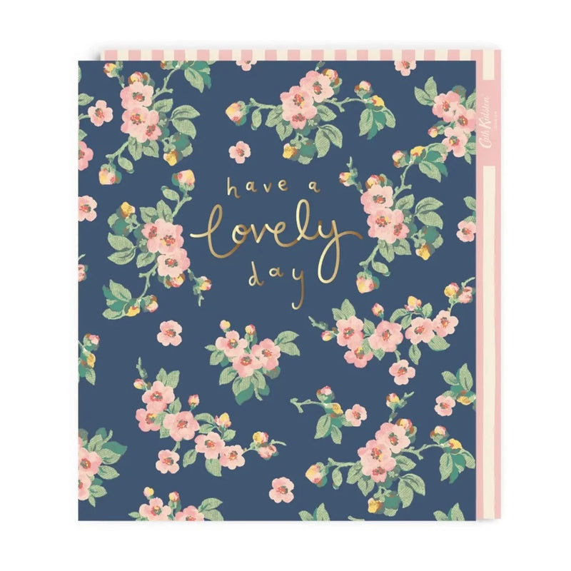 Cath Kidson "Have a Lovely Day" Navy Large Greeting Card