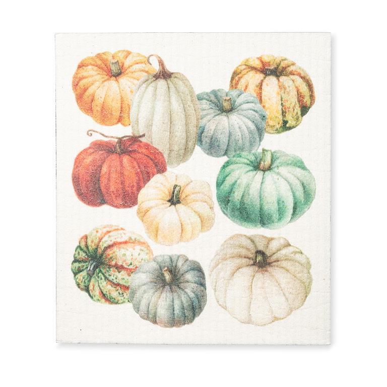 Pumpkins Dishcloth | Putti Fine Furnishings 