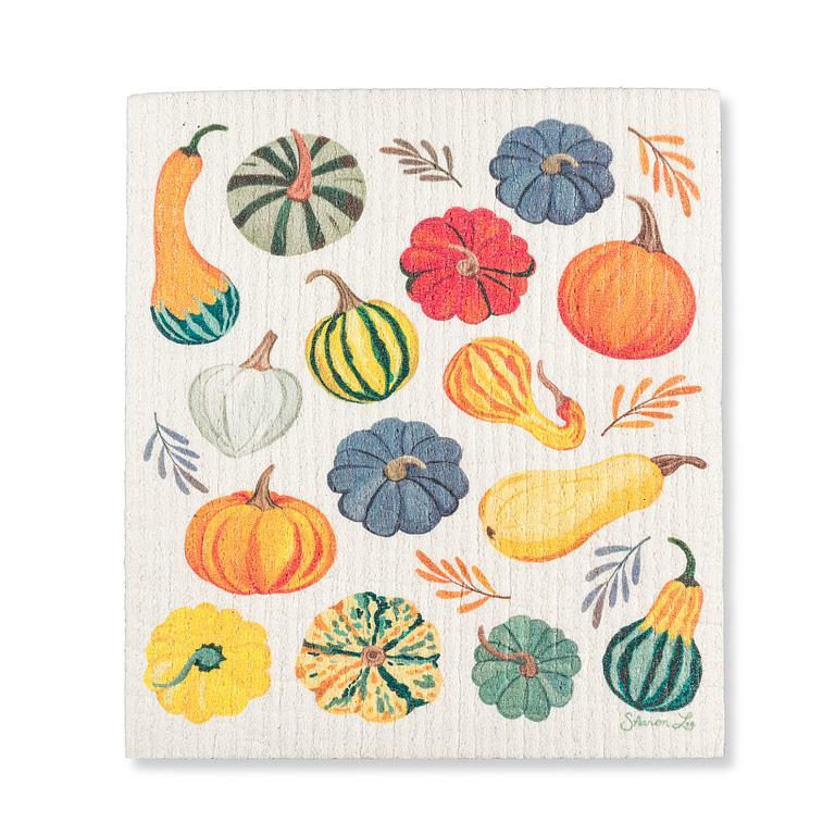 Harvest Gourds Dishcloth