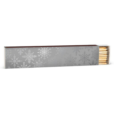 Silver Snowflakes Long Matches | Putti Christmas Celebrations