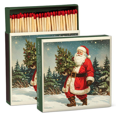 Vintage Santa Square Matches | Putti Christmas Celebrations