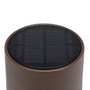 Solar LED Outdoor Table Lamp - Brown