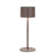 Solar LED Outdoor Table Lamp - Brown