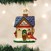 Old World Christmas Our New Home Glass Ornament