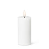 Luxlite Flameless Candles LED Pillar Candle - White 2" x 4"