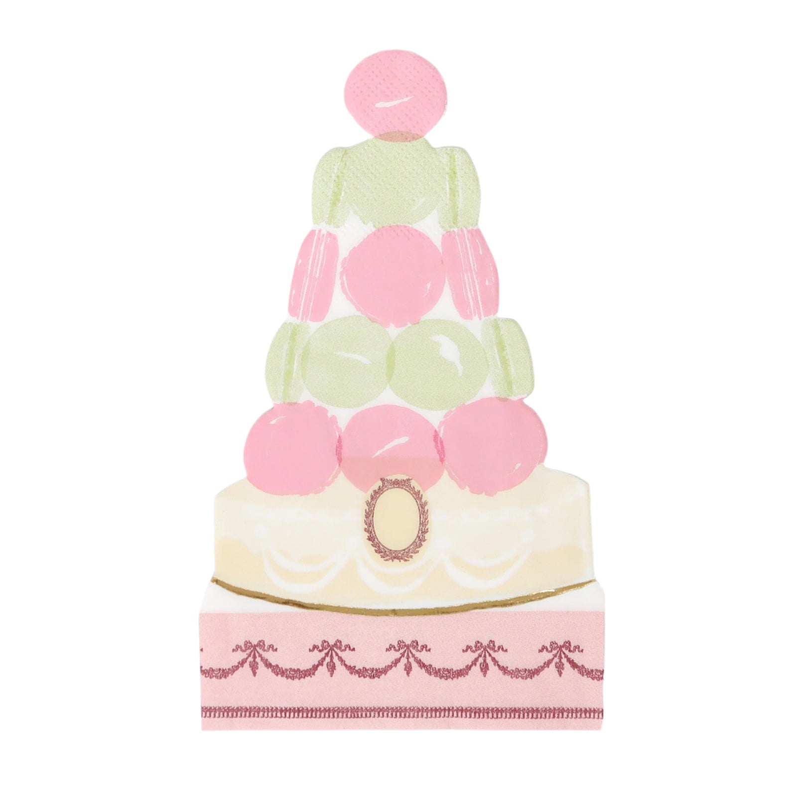 Meri Meri Laduree Paris Macaron Pyramid Napkins  | Putti Party Supplies 