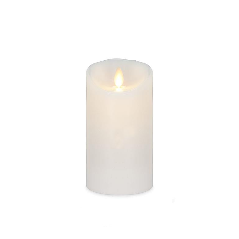 Medium Reallite Flameless Candle - White