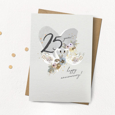 25 Years Anniversary Greeting Card