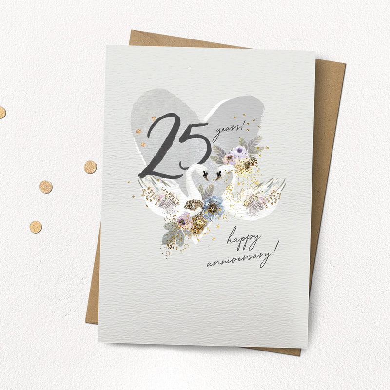 25 Years Anniversary Greeting Card