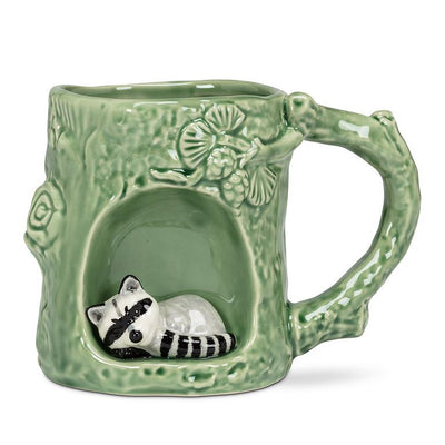 Tree Look Raccoon Mug