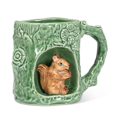 Tree Look Mug with Squirrel | Putti Fine Furnishings