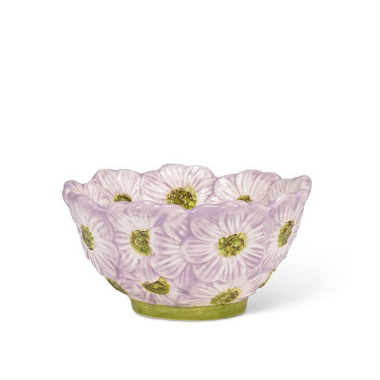 Small Flower Bloom Bowl - Purple
