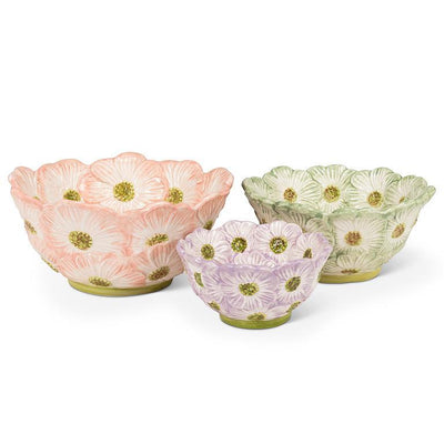 Medium Flower Bloom Bowl - Green