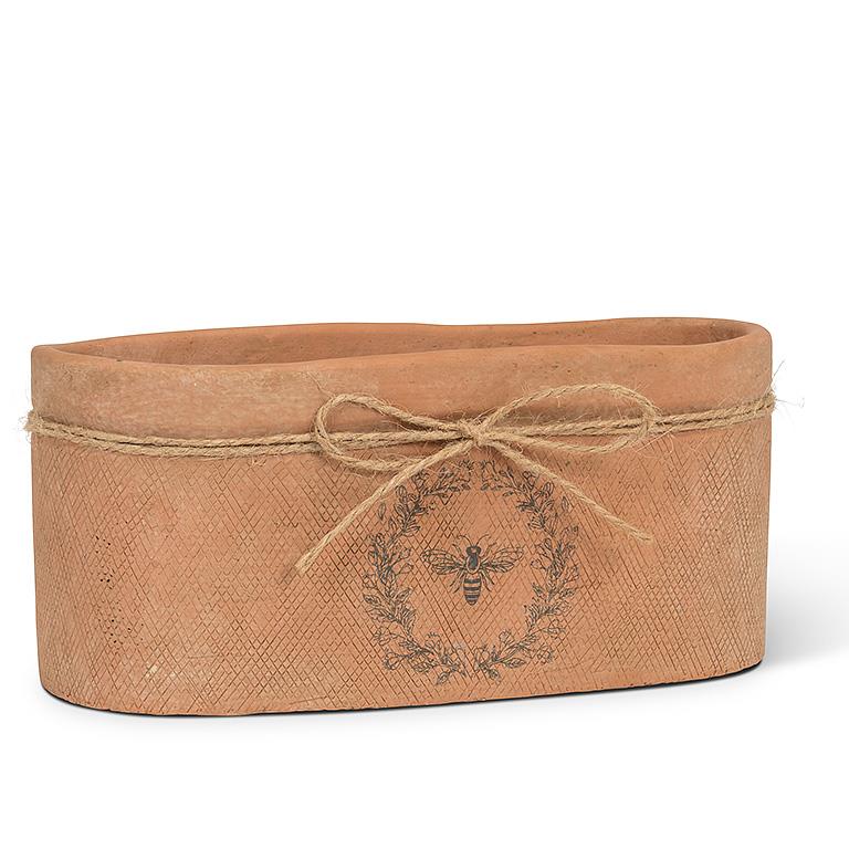 Large Bee in Crest Planter | Putti Fine Furnishings 