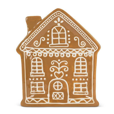 Gingerbread House Plate | Putti Christmas Decor