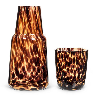 Amber Bedside Carafe & Cup  | Putti Fine Furnishings Canada