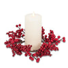 Red Berries Candle Ring