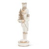 Nutcracker with LED Tree - White | Putti Christmas