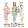 Nutcracker with LED Tree - White | Putti Christmas