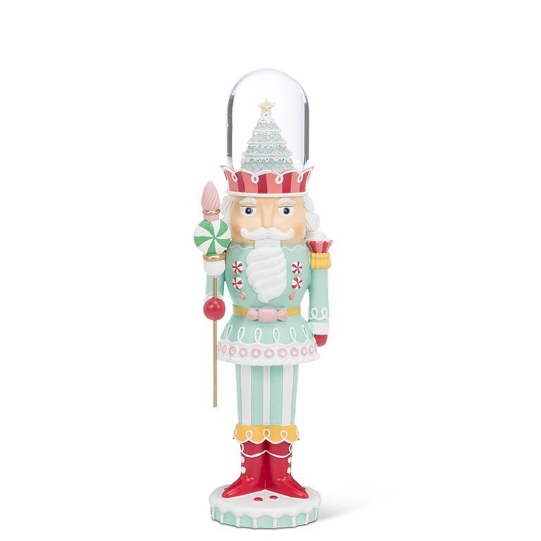 Candy Soldier with Cake Snowglobe | Putti Christmas Decorations 
