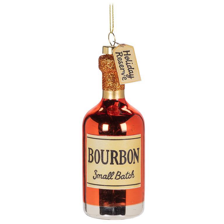 Bourbon Bottle Ornament | Putti Christmas Decorations 