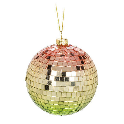 Ombre Mirror Ball Ornament