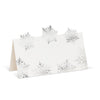 Silver Snowflake Fold Placecards | Putti christmas Entertaining