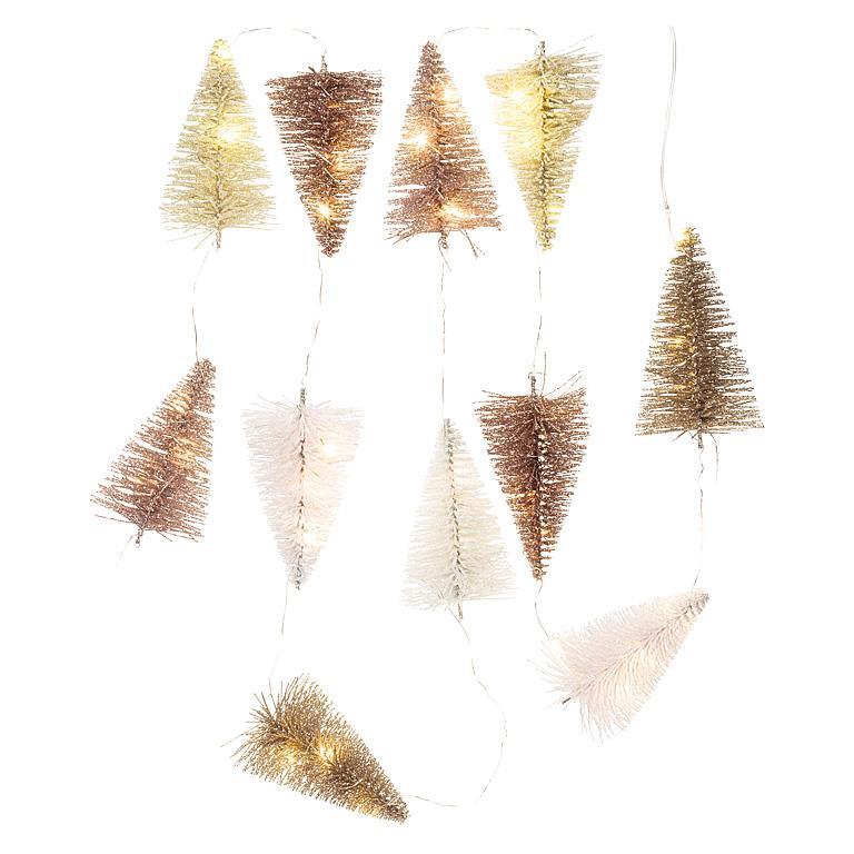 Glitter Tree LED Lightstring with 11 Trees