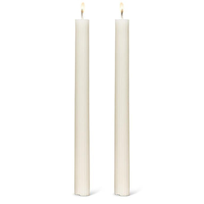 Ridged Taper - Ivory