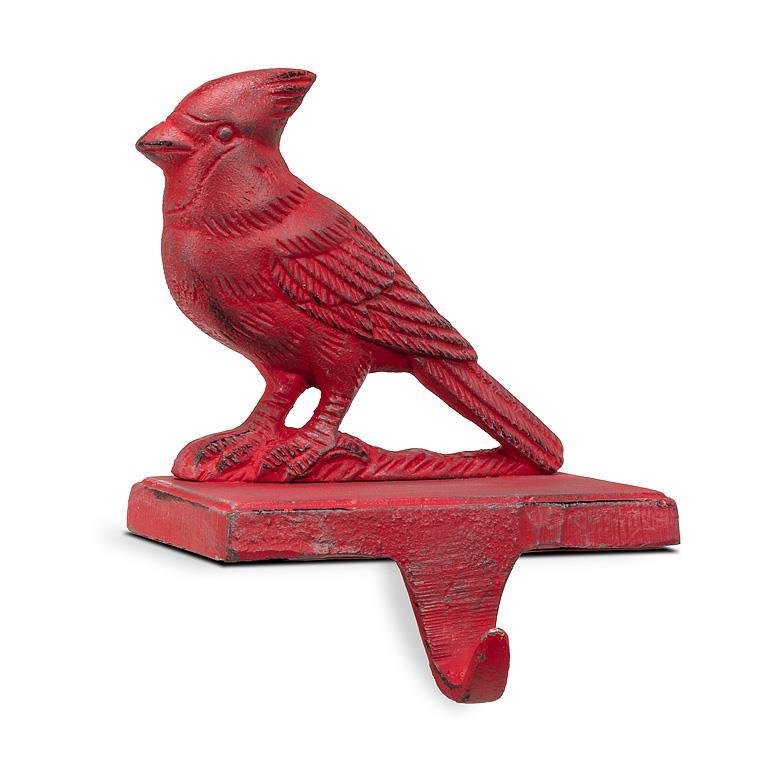 Cardinal Stocking Holder | Putti Christmas Decorations 