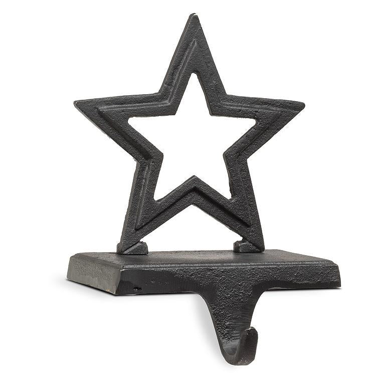 Black Star Stocking Holder | Putti Christmas Decorations 