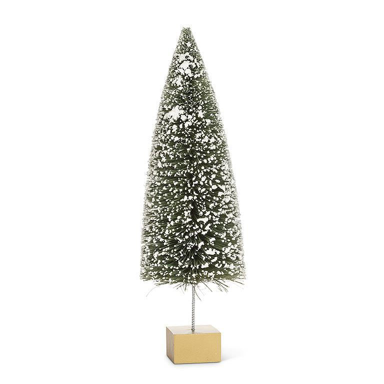 Large Snowy Bottle Brush Tree | Putti Christmas Decorations 