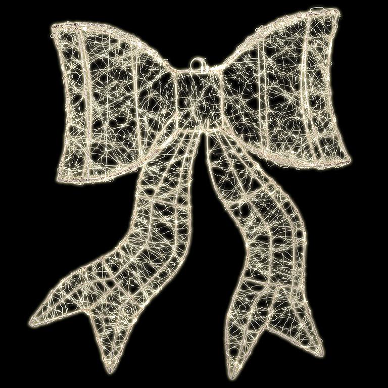 Gold Micro LED Light Bow - Large 400L | Putti Christmas Decor