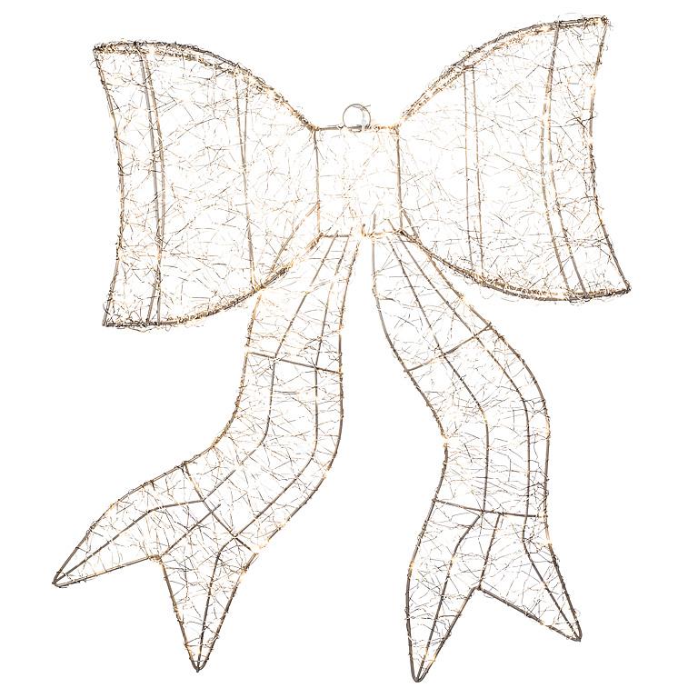 Gold Micro LED Light Bow - Large 400L | Putti Christmas Decor 