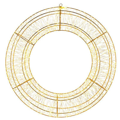Large 2400L Micro LED Wreath | Putti Christmas Decoration