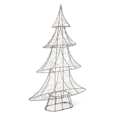 Gold Micro Light LED Shaped Tree  - 720 Lights Medium