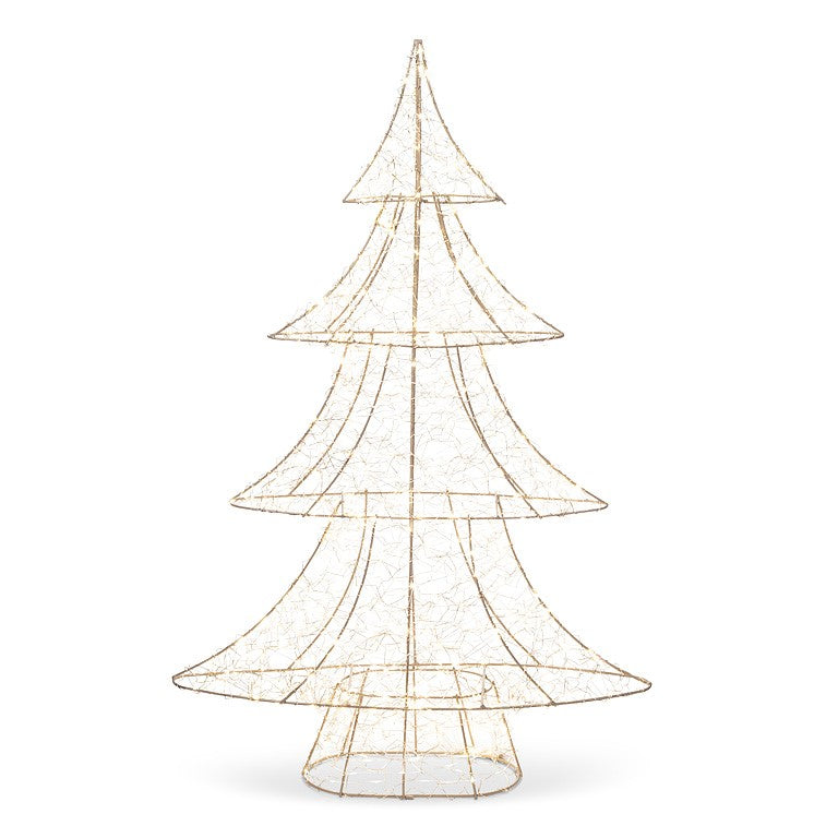Gold Micro Light LED Shaped Tree - 720 Lights Medium