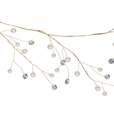 Pearl & Crystal Gem Garland | Putti Christmas Decorations