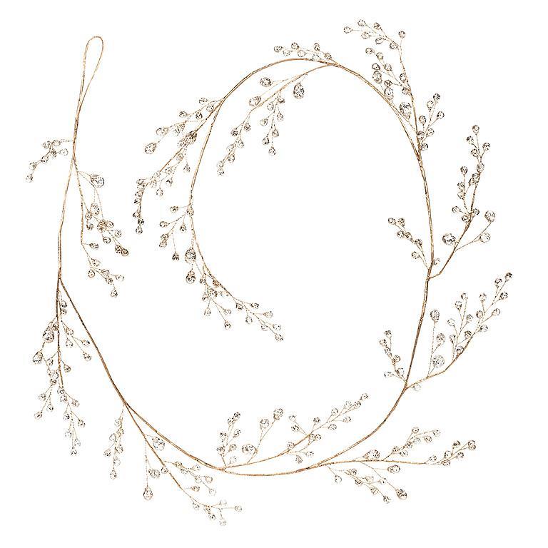 Crystal Gem Garland | Putti Christmas Decorations 