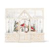 Cardinals in Greenhouse Glitter LED Lantern