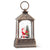 Santa in Small Glitter LED Lantern | Putti Christmas 