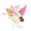 Cupid Cat with Bow & Arrow Ornament