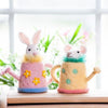 Bunny & Mouse in Watering Cans